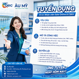 Âu Mỹ AEC tuyển dụng Nhân viên Sale Online & CSKH