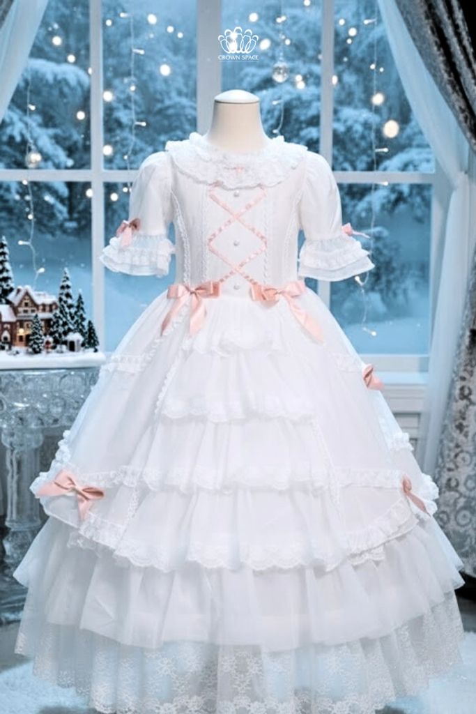 🌸 Peony Dress - Váy Voan Nhiều Tầng Cổ Điển