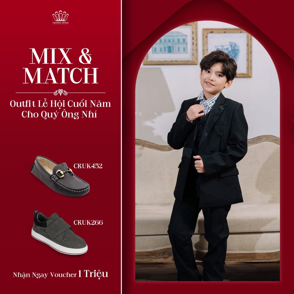 ✨ [Mix & Match] Outfit Lễ Hội Cuối Năm Cho Quý Ông Nhí