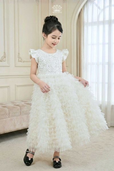 CKGS6851601 - Xám Bạc Lấp Lánh, Kim Sa Nhẹ Mại