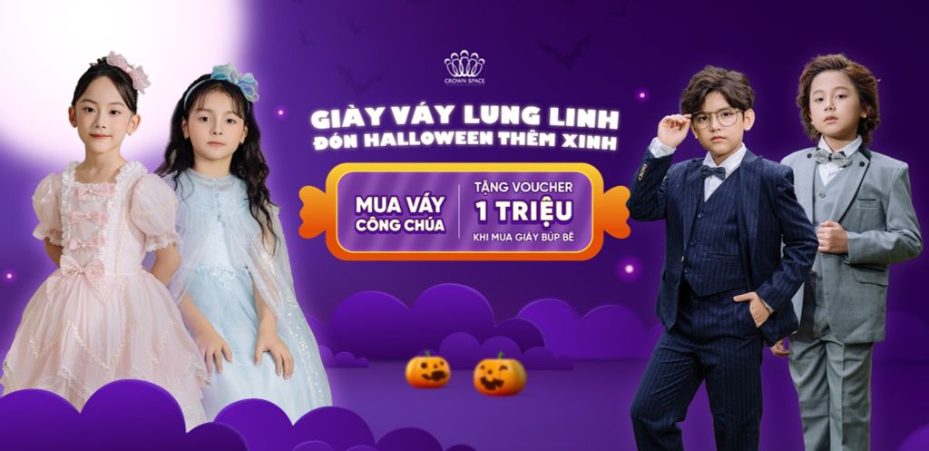 👑 Giày Váy Lung Linh - Đón Halloween Thêm Xinh 🎃