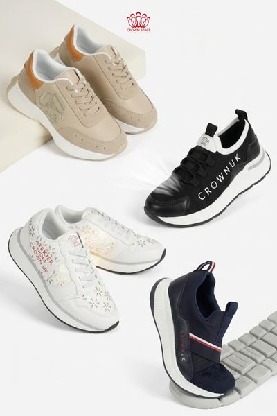 👟 Giày Sneaker Cho Bé Êm Nhẹ - Nâng Niu Từng Bước Chân Cùng Crown Space