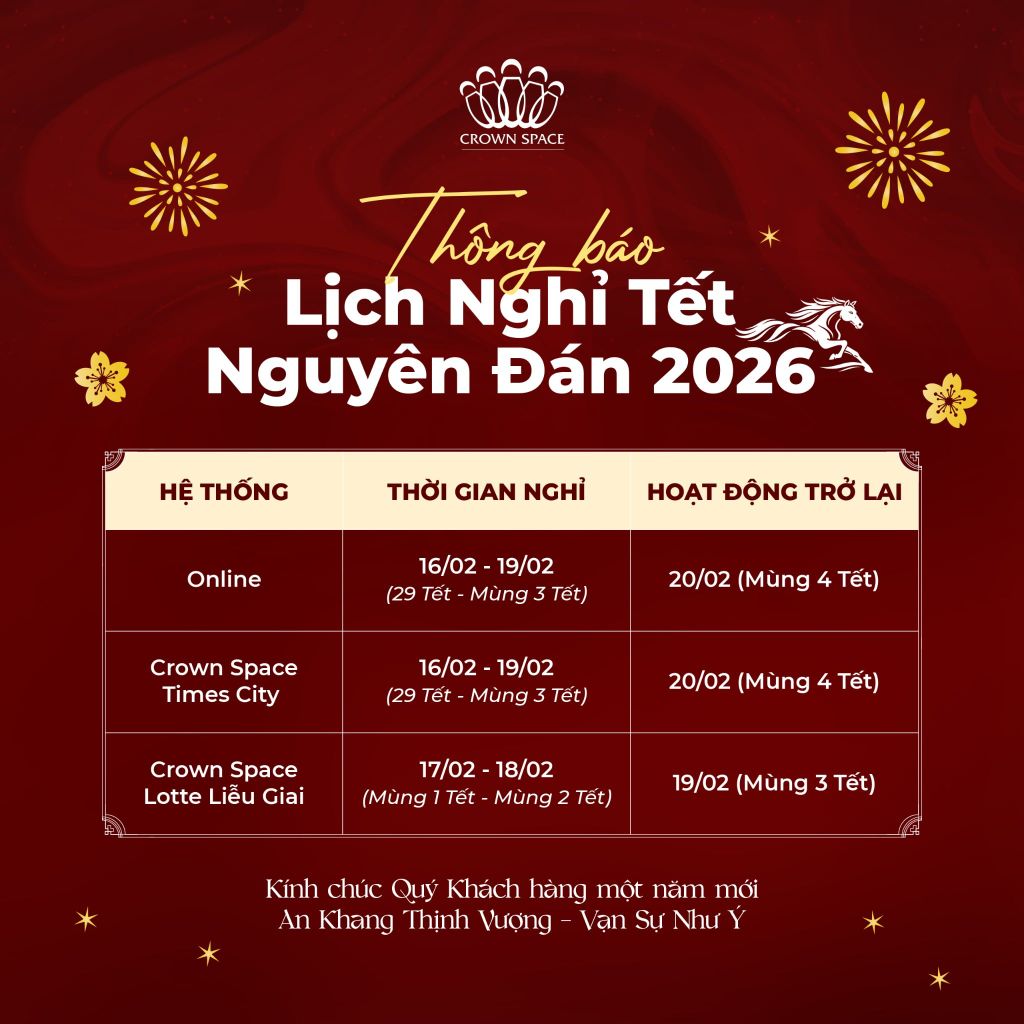 🧧 THÔNG BÁO LỊCH NGHỈ TẾT NGUYÊN ĐÁN BÍNH NGỌ 2026 🧧