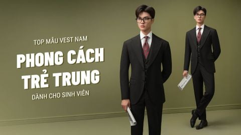 TOP MẪU VEST NAM PHONG CÁCH TRẺ TRUNG DÀNH CHO SINH VIÊN