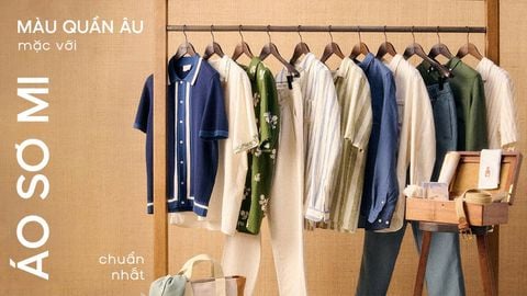 Màu quần âu nam mặc với áo sơ mi chuẩn nhất: Gợi ý phối màu lịch lãm, dễ áp dụng
