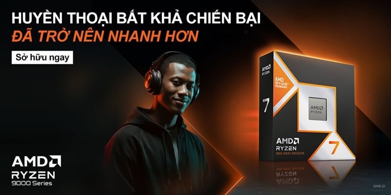 AMD RA MẮT RYZEN 7 9850X3D – CPU X3D MỚI CHÍNH THỨC LỘ DIỆN