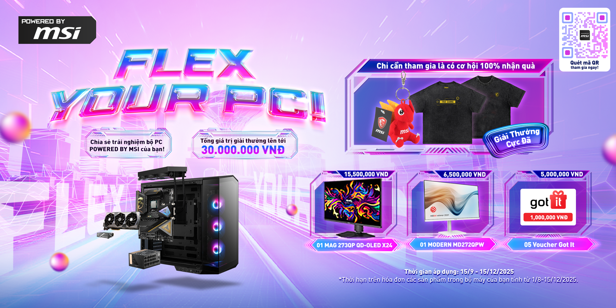 [CTKM] FLEX YOUR PC! - KHOE DÀN MÁY, NHẬN QUÀ LIỀN TAY!