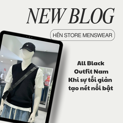 All Black Outfit Nam – Khi sự tối giản tạo nét nổi bật