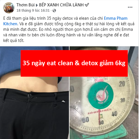 Giảm 6kg, eo nhỏ người thon gọn