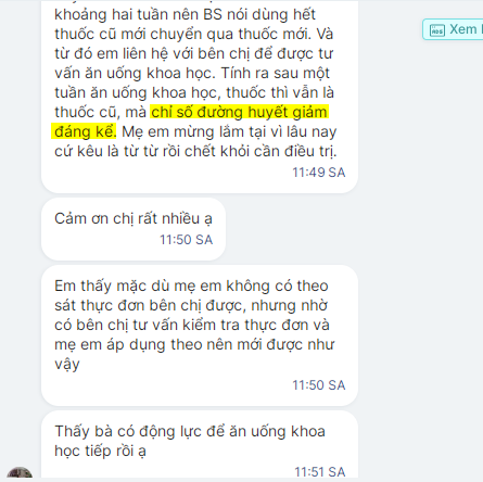 Eat clean cải thiện chỉ số đường huyết