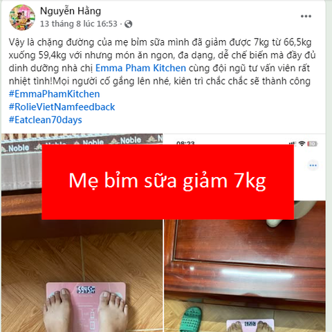 Mẹ bỉm giảm 7kg, món ăn ngon, đa dạng, dễ chế biến mà đầy đủ dinh dưỡng