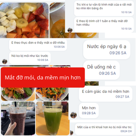 Mắt đỡ mỏi, da mềm mịn hơn