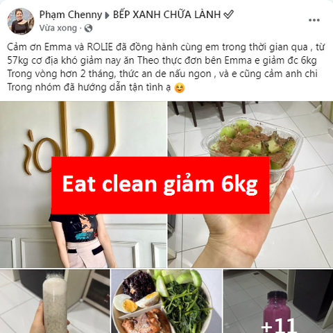 Giảm 6kg dù cơ địa khó giảm