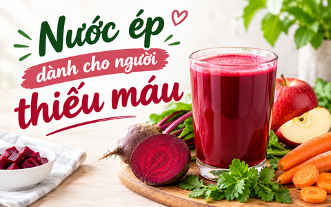 Nước ép dành cho người thiếu máu