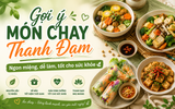 Gợi ý món chay thanh đạm – Ngon miệng, dễ làm, tốt cho sức khỏe