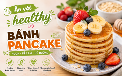 Bánh Pancake ngon, dễ làm