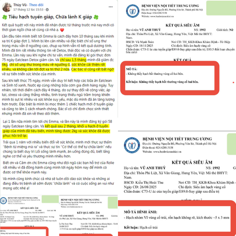 Tiêu hạch tuyến giáp, Chữa lành K giáp