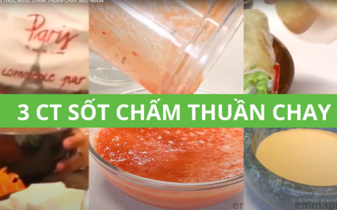 3 CÔNG THỨC NƯỚC CHẤM THUẦN CHAY SIÊU NGON