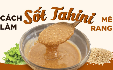 Cách làm sốt tahini sốt mè rang