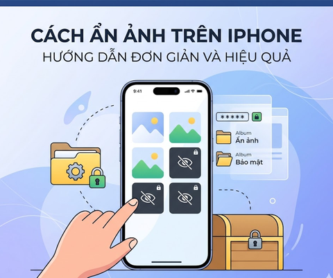 Cách ẩn ảnh trên iPhone nhanh chóng, dễ thực hiện
