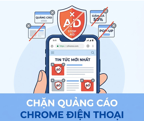 Cách chặn quảng cáo chrome trên điện thoại hiệu quả