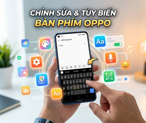 Cách chỉnh bàn phím Oppo đơn giản, tiện lợi