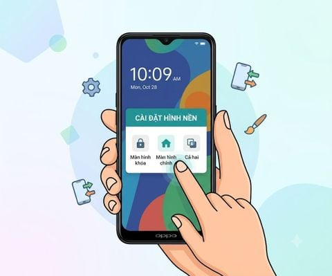 Cách đổi hình nền điện thoại Oppo nhanh chóng và bắt mắt