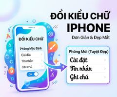 Cách đổi kiểu chữ trên điện thoại iPhone mới nhất 2026