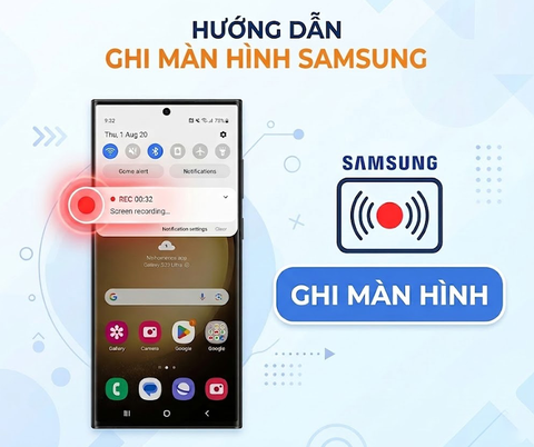 Cách ghi màn hình Samsung siêu chi tiết và dễ hiểu