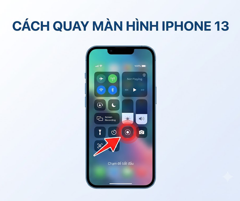Cách Quay Màn Hình iPhone 13 Có Tiếng Siêu Đơn Giản