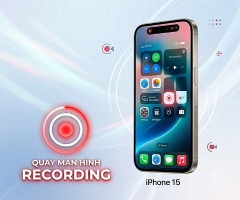 Cách quay màn hình iPhone 15 nhanh chóng