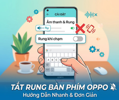 Hướng dẫn tắt rung bàn phím Oppo chi tiết, đơn giản 2026