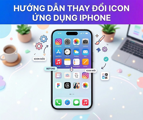 Cách Thay Đổi Icon Ứng Dụng Trên iPhone Vô Cùng Độc Lạ