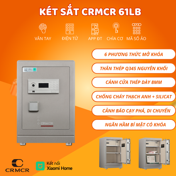 Két Sắt Nhập Khẩu Xiaomi CRMCR 61LB Khóa Tốt Nhất Hiện Nay