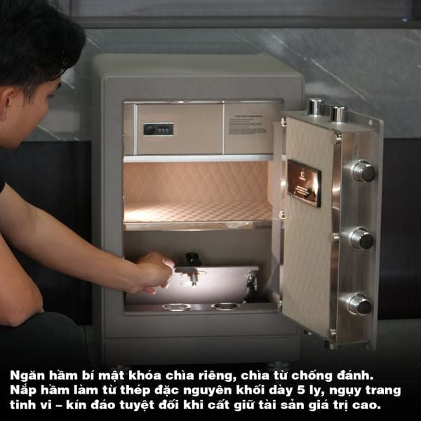 Ngăn hầm bí mật két Sắt Nhập Khẩu Xiaomi CRMCR 71LB