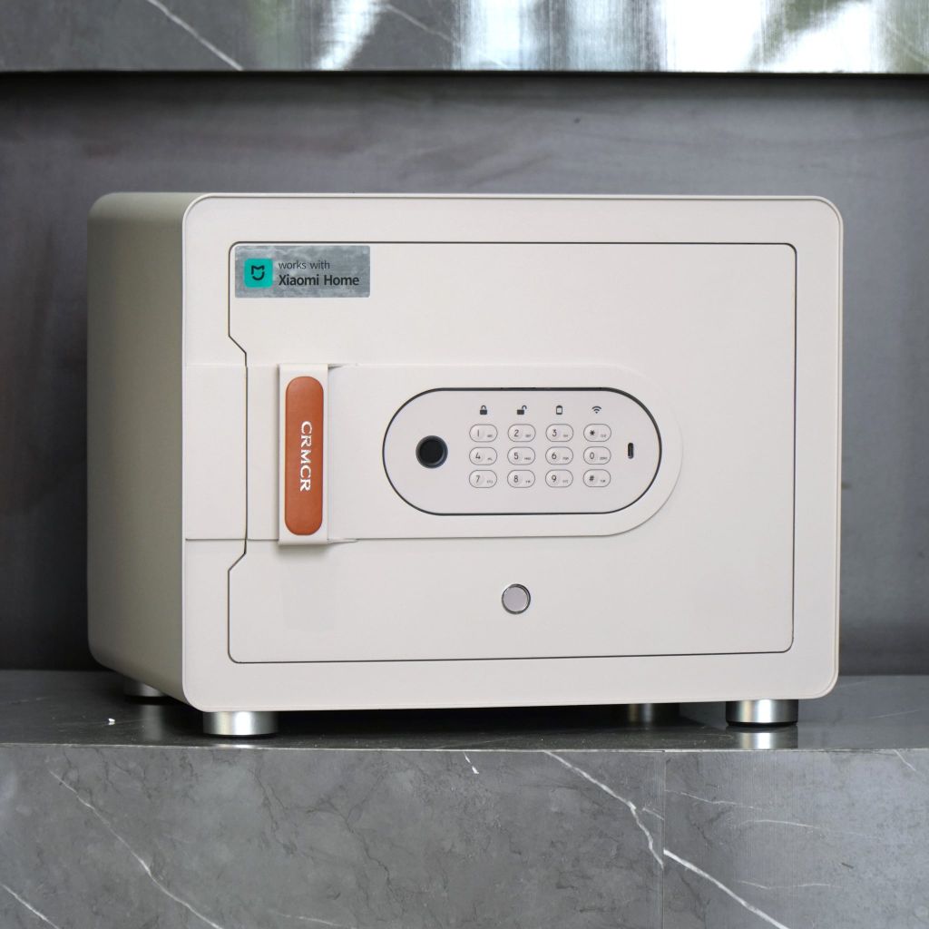 Két Sắt Xiaomi CRMCR 30MS: Vân Tay Báo Đúng Tên Người Mở, Tự Bật Cửa, Bảo Hành 6 Năm Chính Hãng