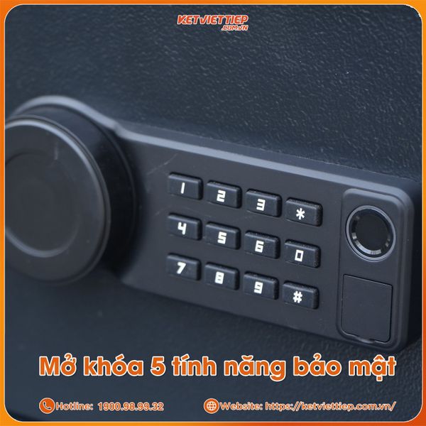 Két sắt mini Safiron 25LBF khóa vân tay điện tử màu trắng