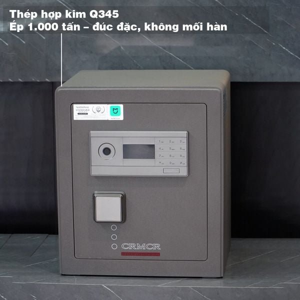 Két Sắt Nhập Khẩu Xiaomi CRMCR 45LB Vân Tay Điện Tử, Xác Minh Danh Tính Người Mở