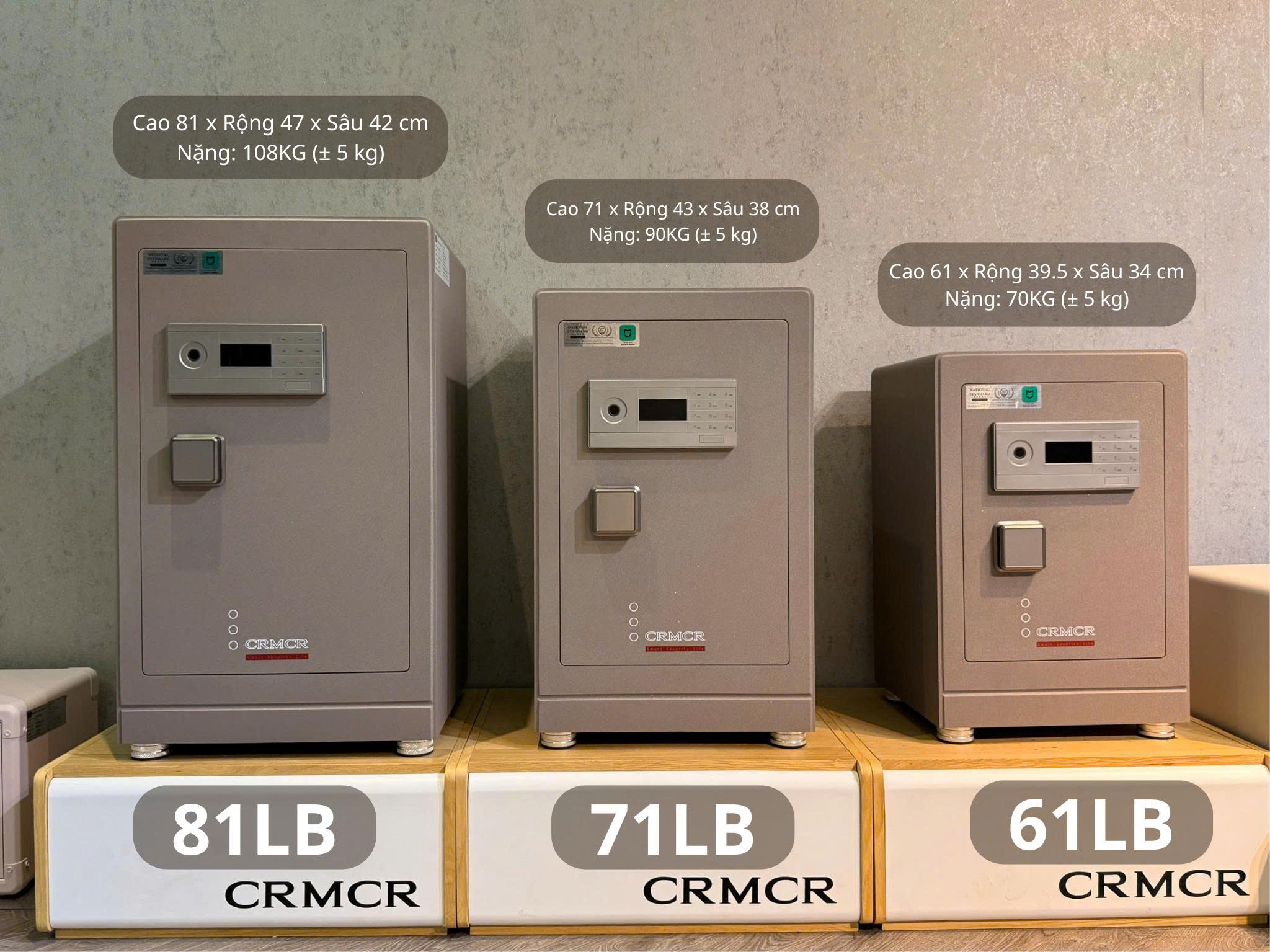 TOP 3 MẪU KÉT SẮT XIAOMI CRMCR 71 CAO CẤP