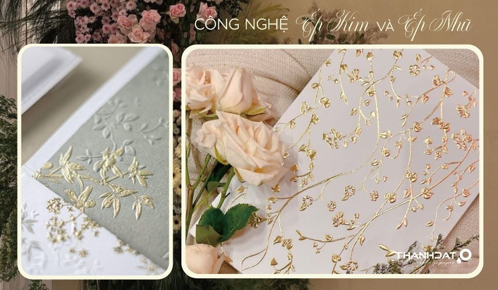 Công nghệ Ép Kim Và Ép Nhũ Giống Nhau Không? Cách Phân Biệt Chính Xác