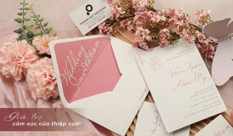 Giá trị cảm xúc đặc biệt của thiệp cưới theo thời gian