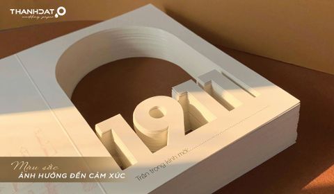 Màu sắc thiệp cưới ảnh hưởng đến cảm xúc như thế nào?
