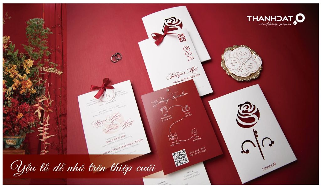 Những Yếu Tố Khiến Khách Dễ Nhớ Thông Tin Trên Thiệp Cưới