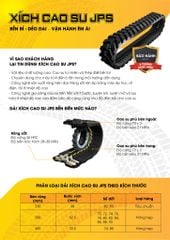 Giới thiệu về Xích cao su JPS
