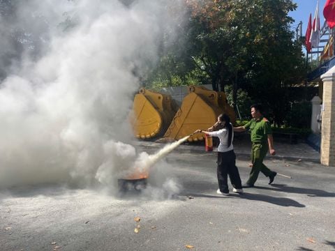 Công ty Cổ phần Phúc Long Hoàn Thành Tập Huấn Phòng Cháy Chữa Cháy