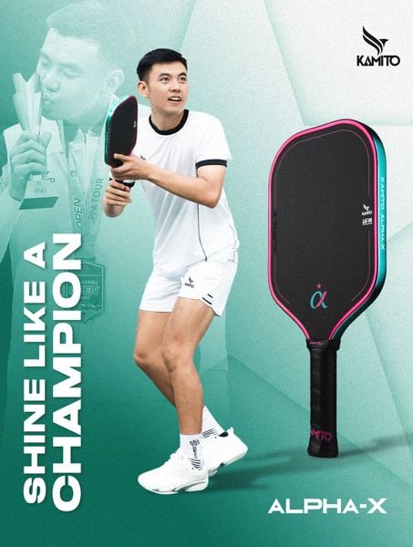 VỢT ALPHA X & LÝ HOÀNG NAM