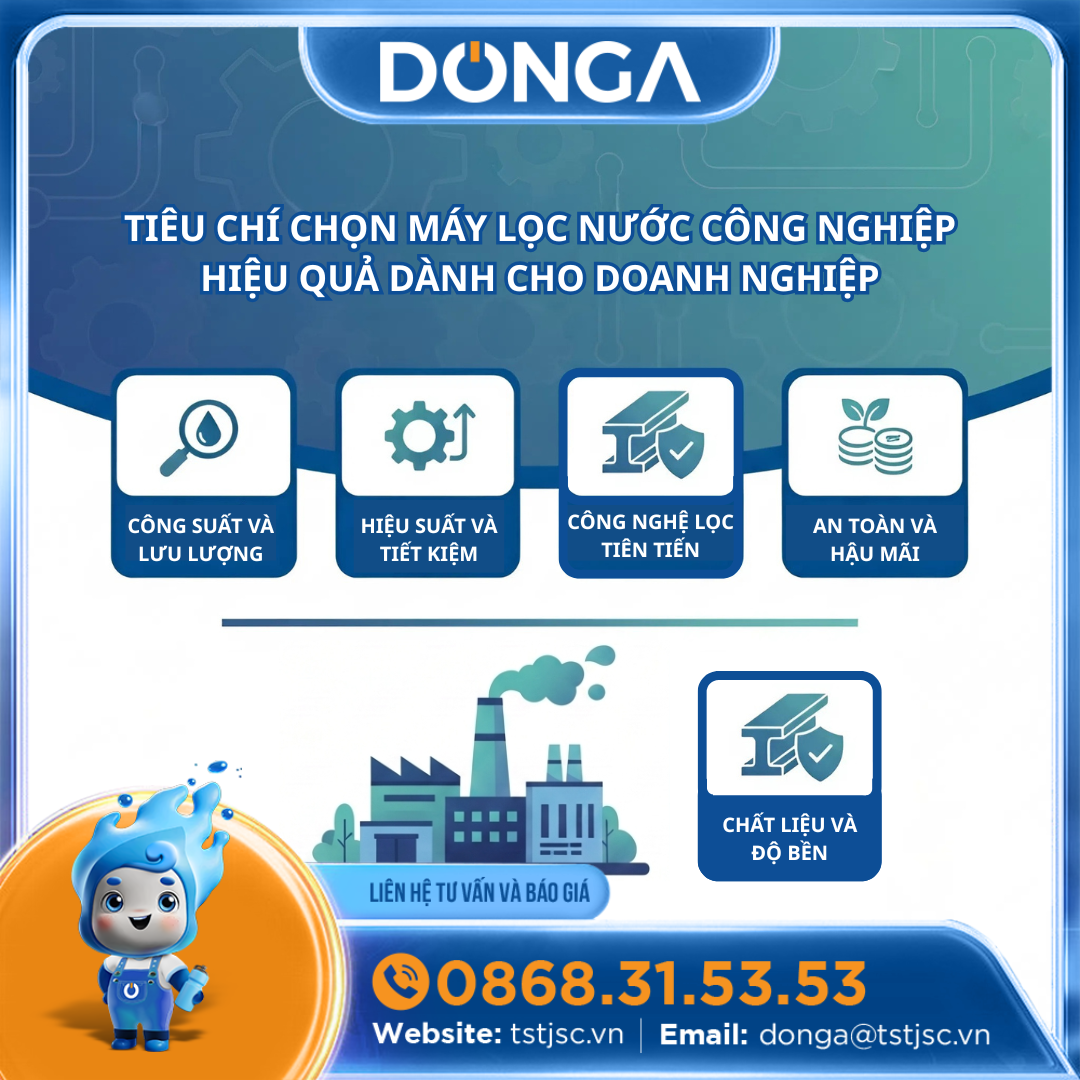 5 TIÊU CHÍ CHỌN MÁY LỌC NƯỚC NÓNG LẠNH CÔNG NGHIỆP CHO DOANH NGHIỆP