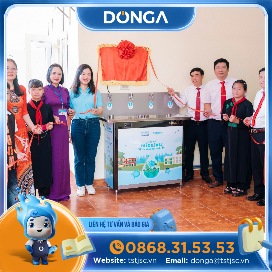 CÔNG TRÌNH NƯỚC SẠCH TẠI TIỂU HỌC BÌNH LIÊU VÀ ĐỒN ĐẠC