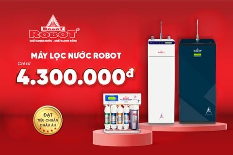 30/4 – 1/5 Mừng siêu lễ – Sale siêu khủng | Máy lọc nước ROBOT chỉ từ 4.300.000đ – Ưu đãi đến 22%