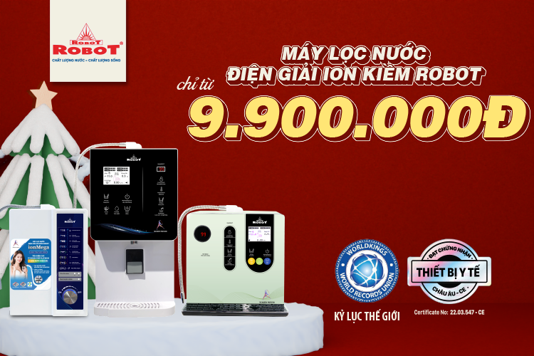Giải Pháp Nước Thượng Hạng cho Giáng Sinh An Lành | Máy lọc nước điện giải ion kiềm chỉ từ 9.900.000đ – Quà tặng đến 3.990.000đ